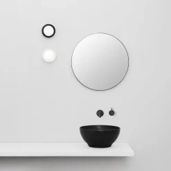 May LED-væglampe, IP44, sort^FARO BARCELONA Clearance