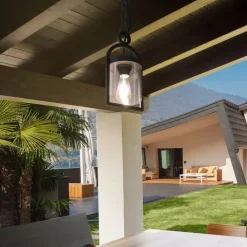 Mantra Iluminación Maya udendørs pendel i mørkegrå IP65, 150 cm