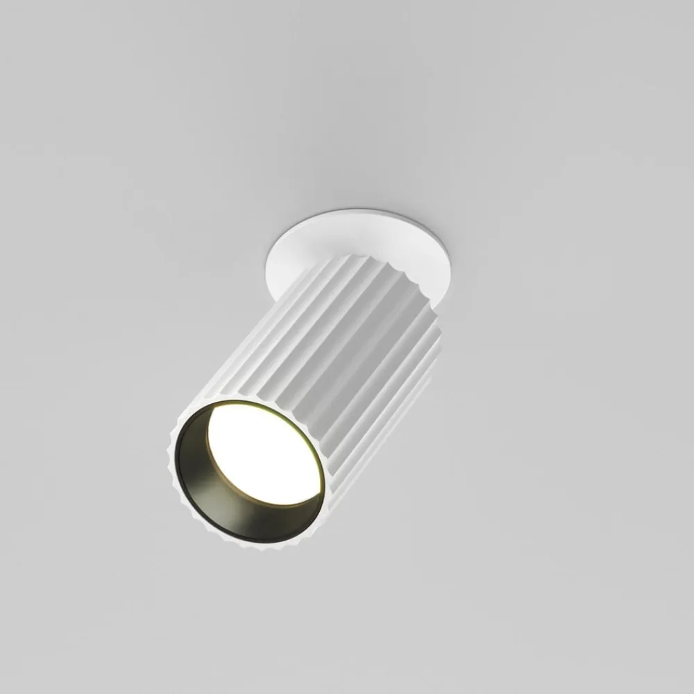 Maytoni Arbejdsrum/Kontor|Loftlamper>Calipso indbygningslampe, hvid, drejelig, GU10