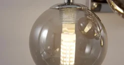 Dallas væglampe med 5 glaskugler, krom^Maytoni Discount