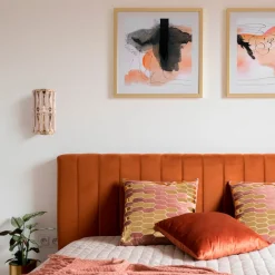 Facet væglampe, højde 25 cm, guldfarvet, glas, E14^Maytoni Discount