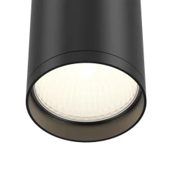 Maytoni Focus downlight, sort, Ø 5,2 cm, aluminium, GU10
