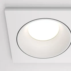 Maytoni forsænket loftlampe Zoom hvid 17 x 9 cm 2 lyskilder IP65