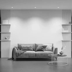 Maytoni indbygningslampe Share, hvid/hvid, Ø 10,2 cm, aluminium, GU10