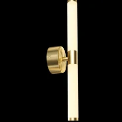 Maytoni Væglamper|Væglamper>LED-væglampe Axis, guldfarvet, højde 35,6 cm