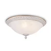 loftlampe Pascal, hvid/guld, Ø 35 cm glas/metal^Maytoni Best
