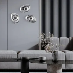 Maytoni Mabell væglampe af glas, krom