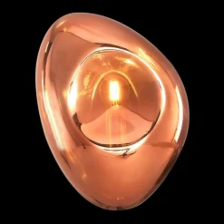 Maytoni Mabell væglampe af glas, kobber