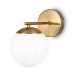 Maytoni Gang|Væglamper>Marble væglampe med glasskærm