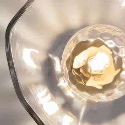 Maytoni Miracle væglampe, Ø 20 cm, messingfarvet, glas