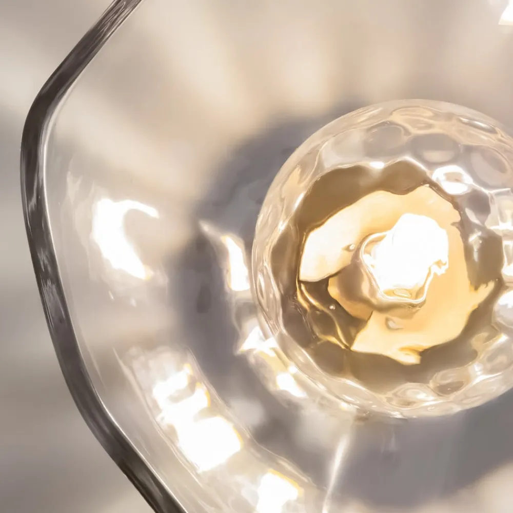 Maytoni Miracle væglampe, Ø 20 cm, messingfarvet, glas