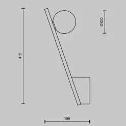 Maytoni Væglamper><noscript><img width=