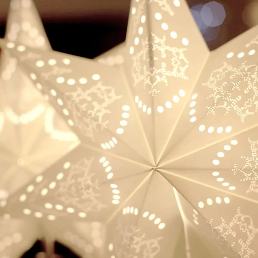 Med fod - papirstjernen Sensy^STAR TRADING Outlet