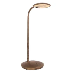 Steinhauer Arbejdsrum/Kontor>Med lysdæmper – LED-bordlampe Zenith bronze