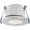 MEGAMAN Loftlamper>LED-indbygningsspot Tego Slim, 2.800 K, nikkel, IP65, 1 stk.