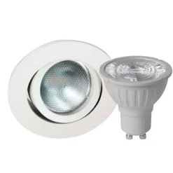 MEGATRON Loftlamper|Spotlights>DecoclicSet indbygn.spot GU10 5,2 W hvidt
