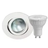 MEGATRON DecoclicSet LED-indb.spot GU10 5 W hvidt