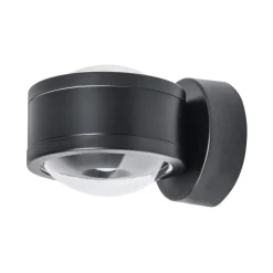 MEGATRON Væg- Og Spejllamper>Due Punto LED-væglampe, mat sort