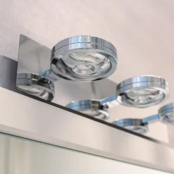 MEGATRON Tre Punto LED-væglampe, krom