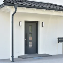 MEGATRON udendørs LED-væglampe Zella Neo XL Sensor sort IP54