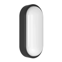 MEGATRON udendørs LED-væglampe Zella Neo XL Sensor sort IP54