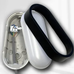 MEGATRON udendørs LED-væglampe Zella Neo XL Sensor sort IP54