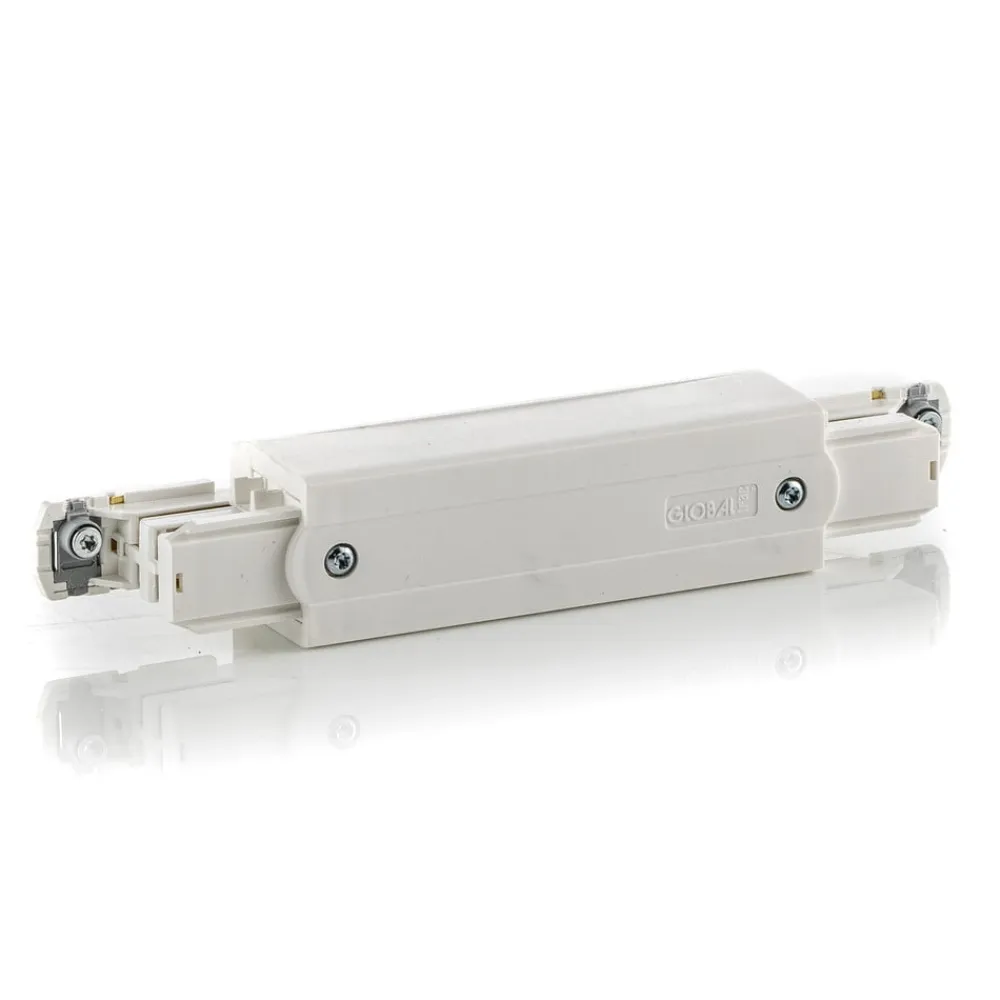 Mellemtilslutning til Noa 3-faset strømskinne hvid^GLOBAL Sale