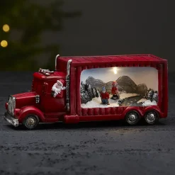STAR TRADING Julepynt>Merryville - LED dekolampe julemandens lastbil