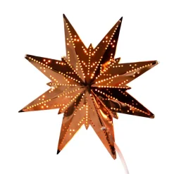 STAR TRADING Julepynt>Messingstjernen Mini, otte takker