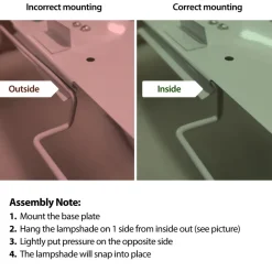 Mia loftslampe, grå, Ø 50 cm^Smartwares Discount