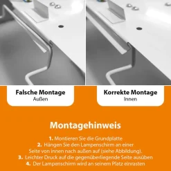 Mia loftslampe, grå, Ø 50 cm^Smartwares Discount