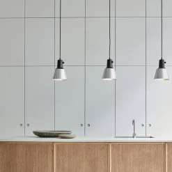 midgard K831 hængelampe, naturlig aluminium