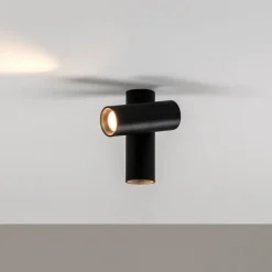 Milan Iluminación Spotlights>Milan Haul LED-loftlampe, 2 lyskilder, sort