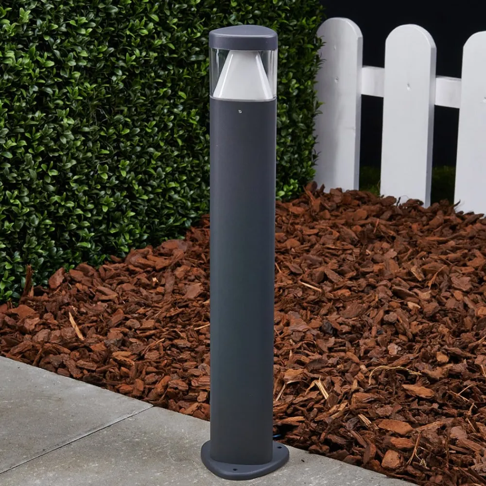 Lucande Milou - LED-sokkellampe i aluminium