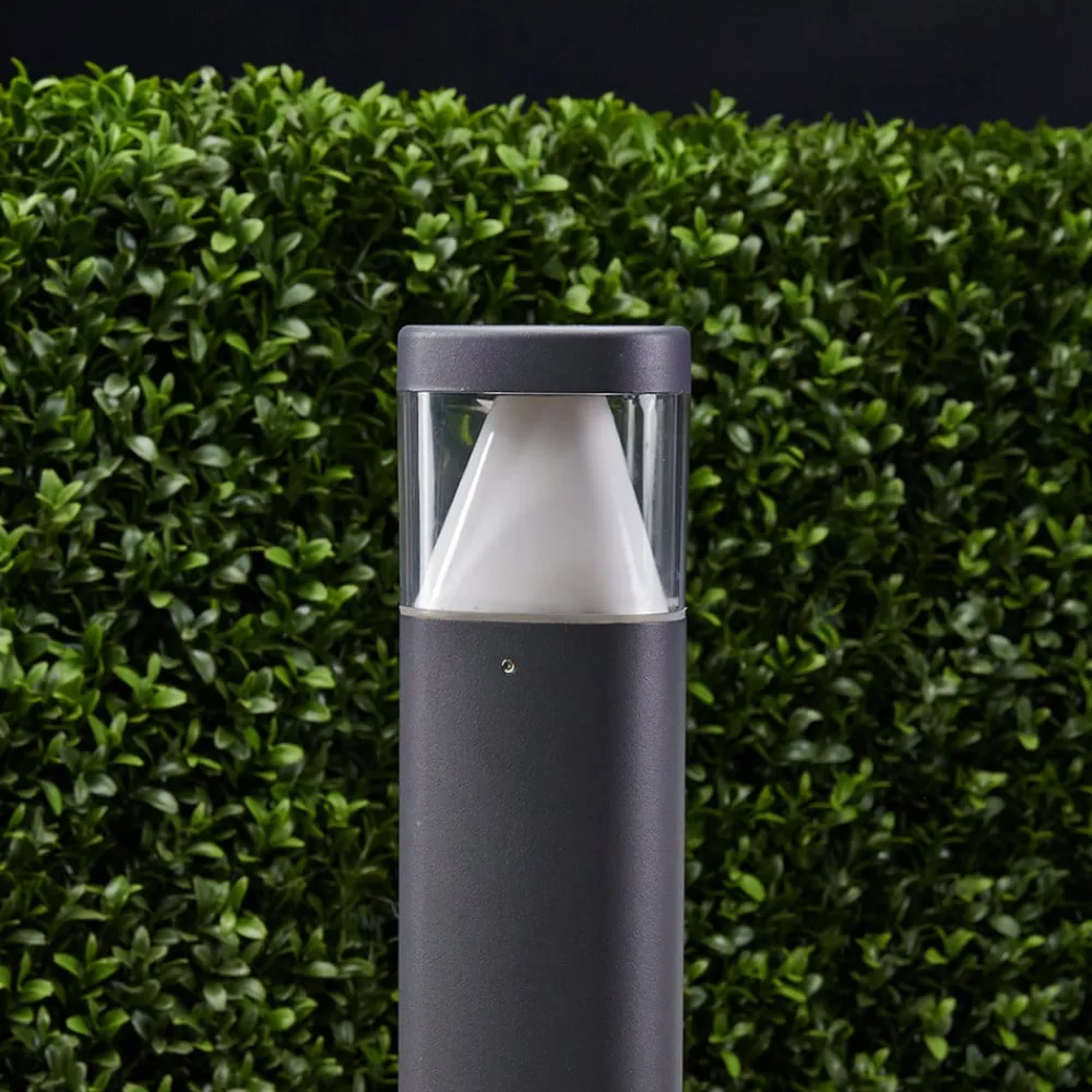 Lucande Milou - LED-sokkellampe i aluminium