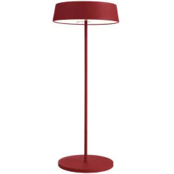 Deko-Light Dekorationsbelysning|Terrassebelysning>Miram LED-bordlampe, batteri, kan dæmpes, rubinrød