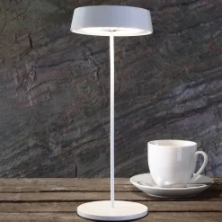 Miram LED-bordlampe med batteri, kan dæmpes, hvid^Deko-Light