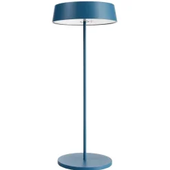 Deko-Light Dekorationsbelysning|Terrassebelysning>Miram LED-bordlampe med batteri, kan dæmpes, blå