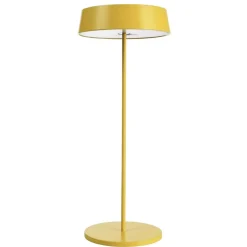 Deko-Light Miram LED-bordlampe med batteri, kan dæmpes, gul