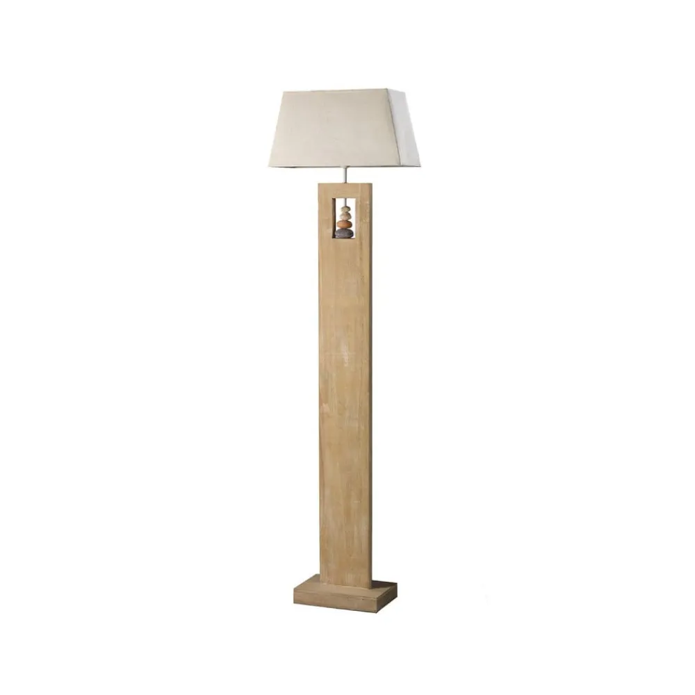 ONLI Miriel gulvlampe, højde 170 cm, tekstil, træ