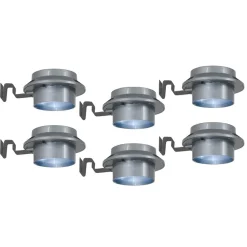 Mistra LED-solcellelampe t. tagrende, deko, 6 stk^Näve Clearance