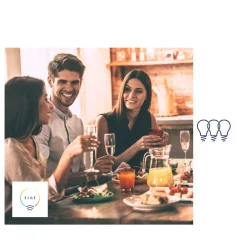 Müller Licht white LED-kertepære E14 5,8W^tint Clearance