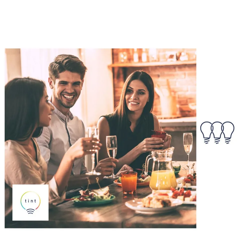 Müller Licht white LED-kertepære E14 5,8W^tint Clearance