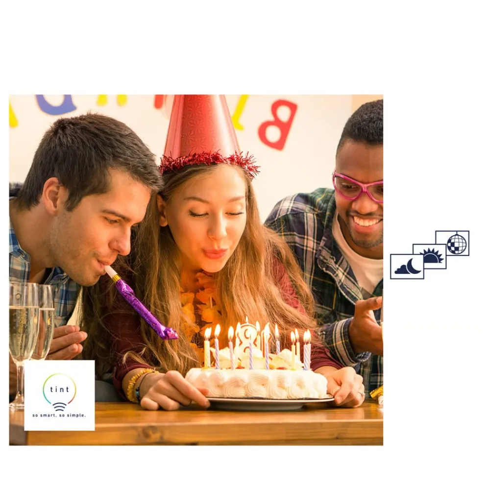 Müller Licht white LED-kertepære E14 5,8W^tint Clearance