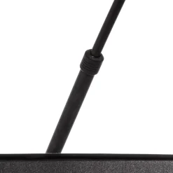 Moby Black gulvlampe med tekstilskærm^TK Lighting Outlet