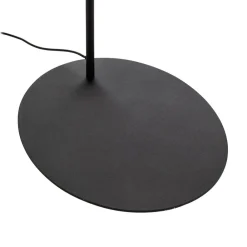 Moby Black gulvlampe med tekstilskærm^TK Lighting Outlet