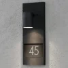 Konstsmide Væglamper>Modena 7655 husnummerlampe, sort