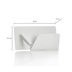 Moderne LED væglampe Suau med USB ladestik^FARO BARCELONA Hot