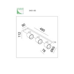Fabas Luce Væglamper><noscript><img width=