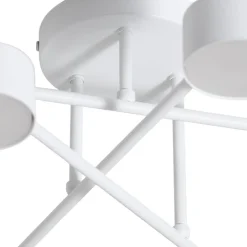 EMIBIG LIGHTING Modus 6 loftlampe, stål, 6 lyskilder, GX53, hvid